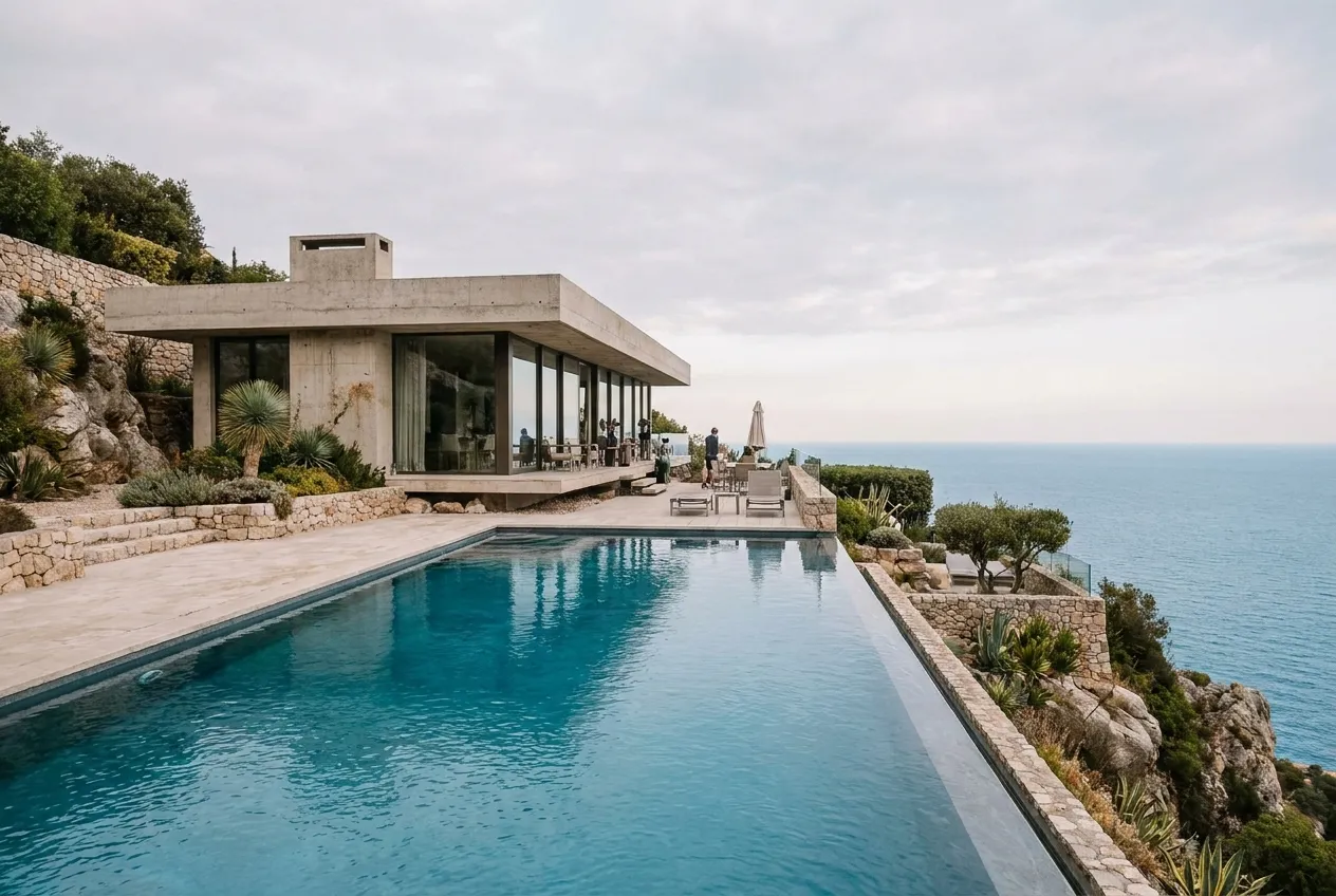 Contemporary Cliffside Villa